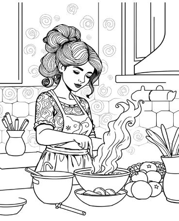 Mẹ cũng là đầu bếp tuyệt vời