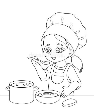 Tranh tô màu món ăn – hành trình vị giác trên giấy