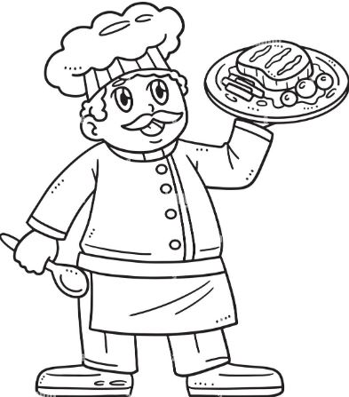 Bộ sưu tập tranh tô màu món ăn miễn phí