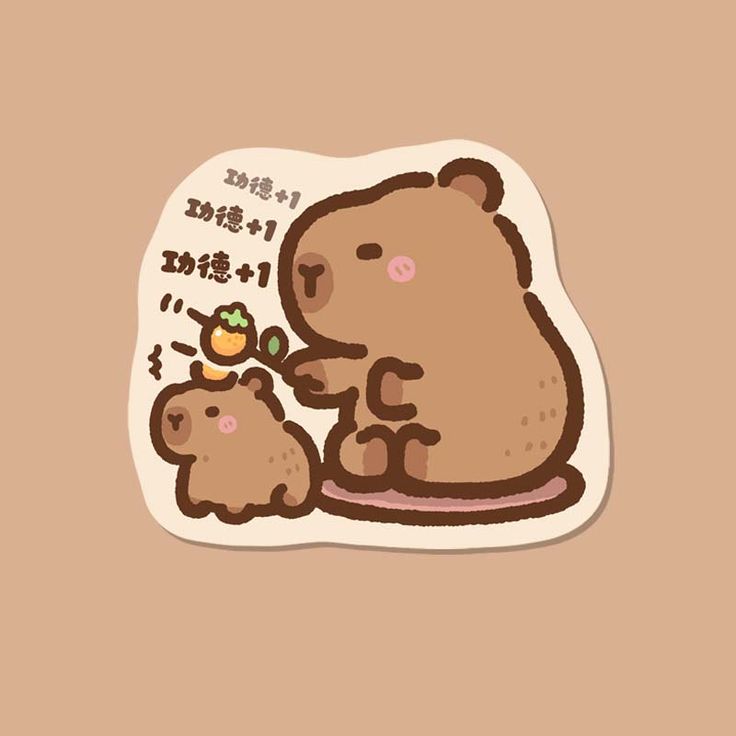 Đẹp quá phải không bạn? Với hình nền Capybara cute