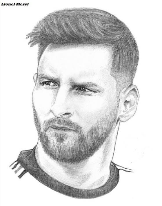 Hình tô màu cực chất của Messi