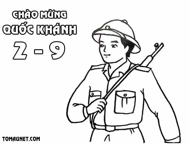 Sáng tạo màu sắc để chào mừng ngày quốc khánh