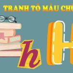 Học chữ H thông qua tô màu