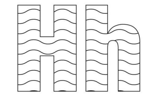 Tải ngay bộ tranh tô màu chữ H miễn phí cho bé
