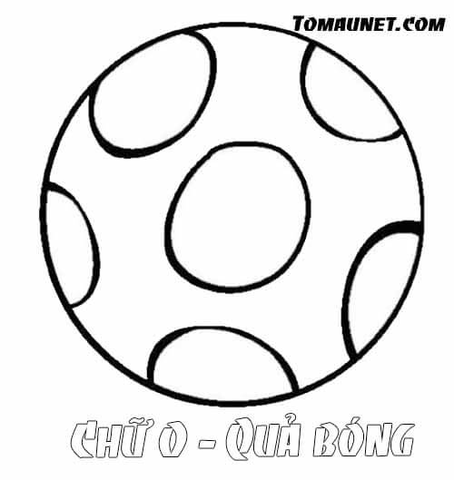 Học chữ o qua quả bóng