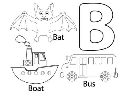 Nhiều chữ cái bắt đầu bằng chữ B