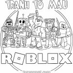 Tranh tô màu Roblox được nhiều người yêu thích