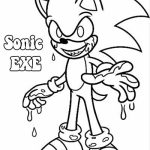 Tranh tô màu Sonic Exe ướt át