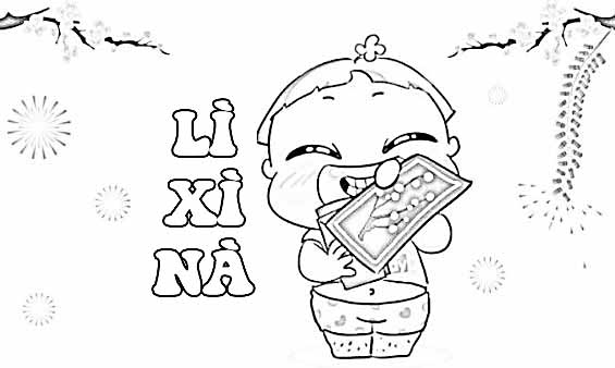 Bộ tranh tô màu lì xì Tết đẹp, ý nghĩa năm 2025 60 Tải ngay bộ tranh tô màu lì xì Tết miễn phí