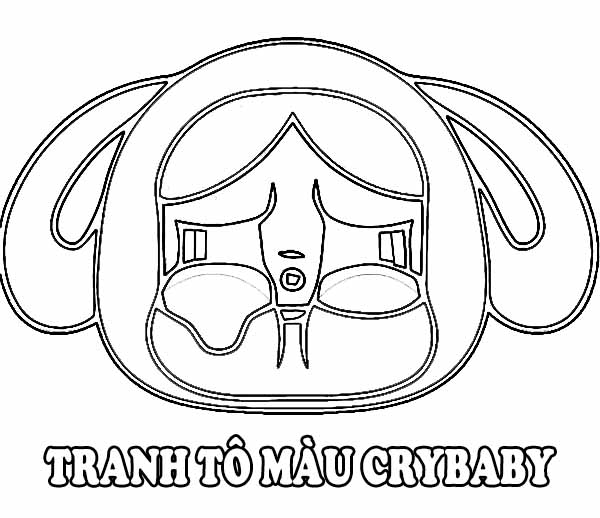 Trên 40 mẫu tranh tô màu Crybaby đẹp 31 Tranh Tô Màu Crybaby – Bộ Sưu Tập Độc Đáo Dành Cho Fan