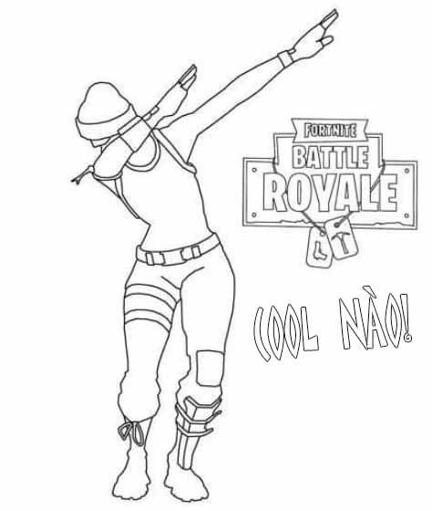 Sáng tạo cùng tranh tô màu Fortnite cực ngầu 2025 53 Thể hiện khả năng sáng tạo với tranh tô màu