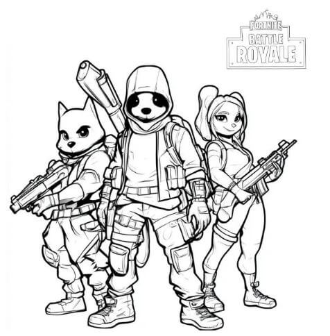 Sáng tạo cùng tranh tô màu Fortnite cực ngầu 2025 57 Bộ sưu tập tranh tô màu Fortnite cho các tín đồ