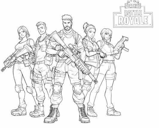 Sáng tạo cùng tranh tô màu Fortnite cực ngầu 2025 58 Cùng tô màu và khám phá cốt truyện của Fortnite