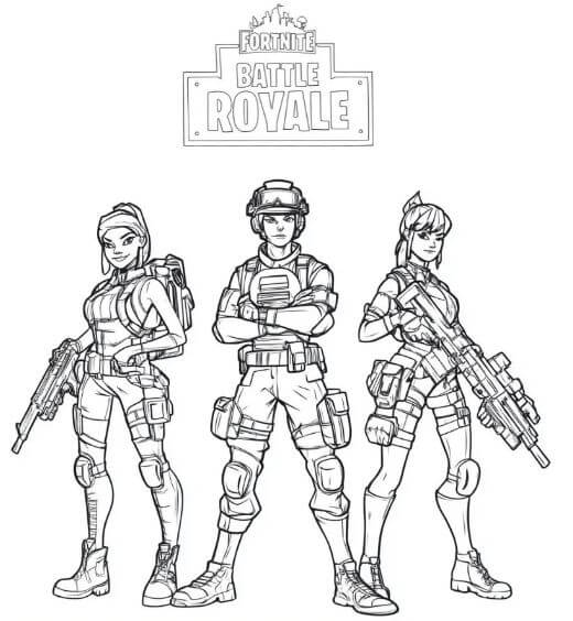 Sáng tạo cùng tranh tô màu Fortnite cực ngầu 2025 48 Khám phá thế giới Fortnite qua bộ tranh tô màu cực chất