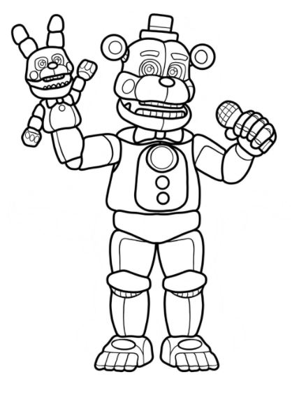 80+ Tranh tô màu Freddy chú gấu bí ẩn kinh dị 47 Khám phá thế giới kinh dị của FNAF qua tranh tô màu Freddy