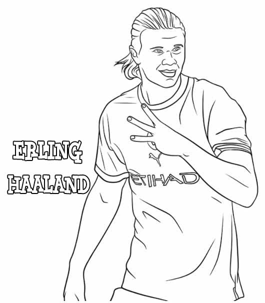 Tổng hợp 150+ tranh tô màu Erling Haaland 35 Khám phá tài năng bóng đá với tranh tô màu Erling Haaland