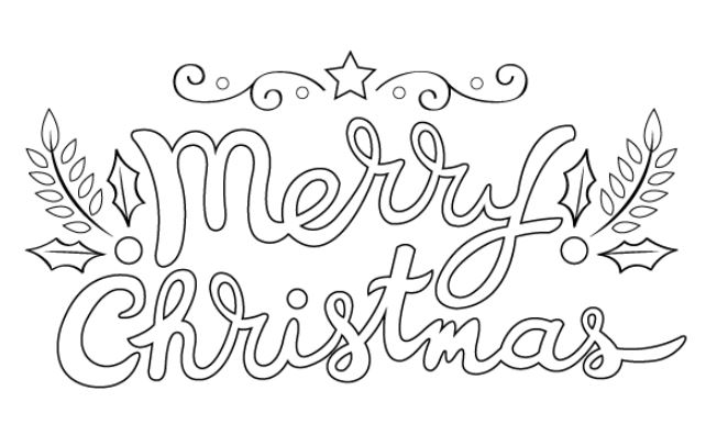 Bộ tranh tô màu chữ Merry Christmas đẹp lung linh 2025 37 Bộ tranh tô màu chữ Merry Christmas đẹp lung linh cho mùa giáng sinh