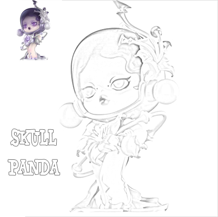 150+ Tranh tô màu Skull Panda không thể bỏ qua 51 Tạo tác phẩm riêng với hình tô màu Skull Panda