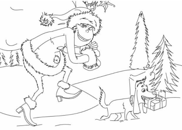 Bộ tranh tô màu Grinch mang đậm chất Giáng sinh!