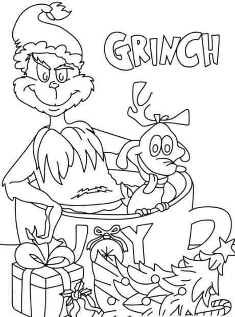 Tự tạo phiên bản Grinch của riêng bạn qua tranh tô màu!