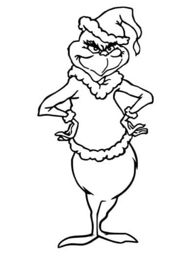 Tranh tô màu Grinch: Giáng sinh kỳ diệu trong tay bé