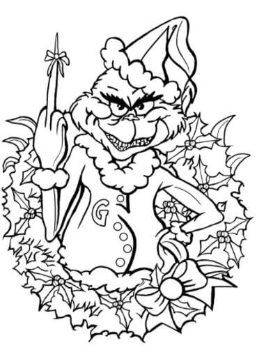 Dạy trẻ bài học ý nghĩa từ Grinch qua tranh tô màu