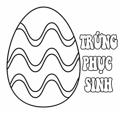 Tải ngay bộ tranh tô màu lễ phục sinh ý nghĩa 2025 66 Tô màu trứng lễ phục sinh cho bé