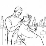 Khám Phá 84+ Tranh Tô Màu Nghề Cắt Tóc Cực Ngầu 9 Sáng tạo cùng tranh tô màu dụng cụ cắt tóc siêu ngầu